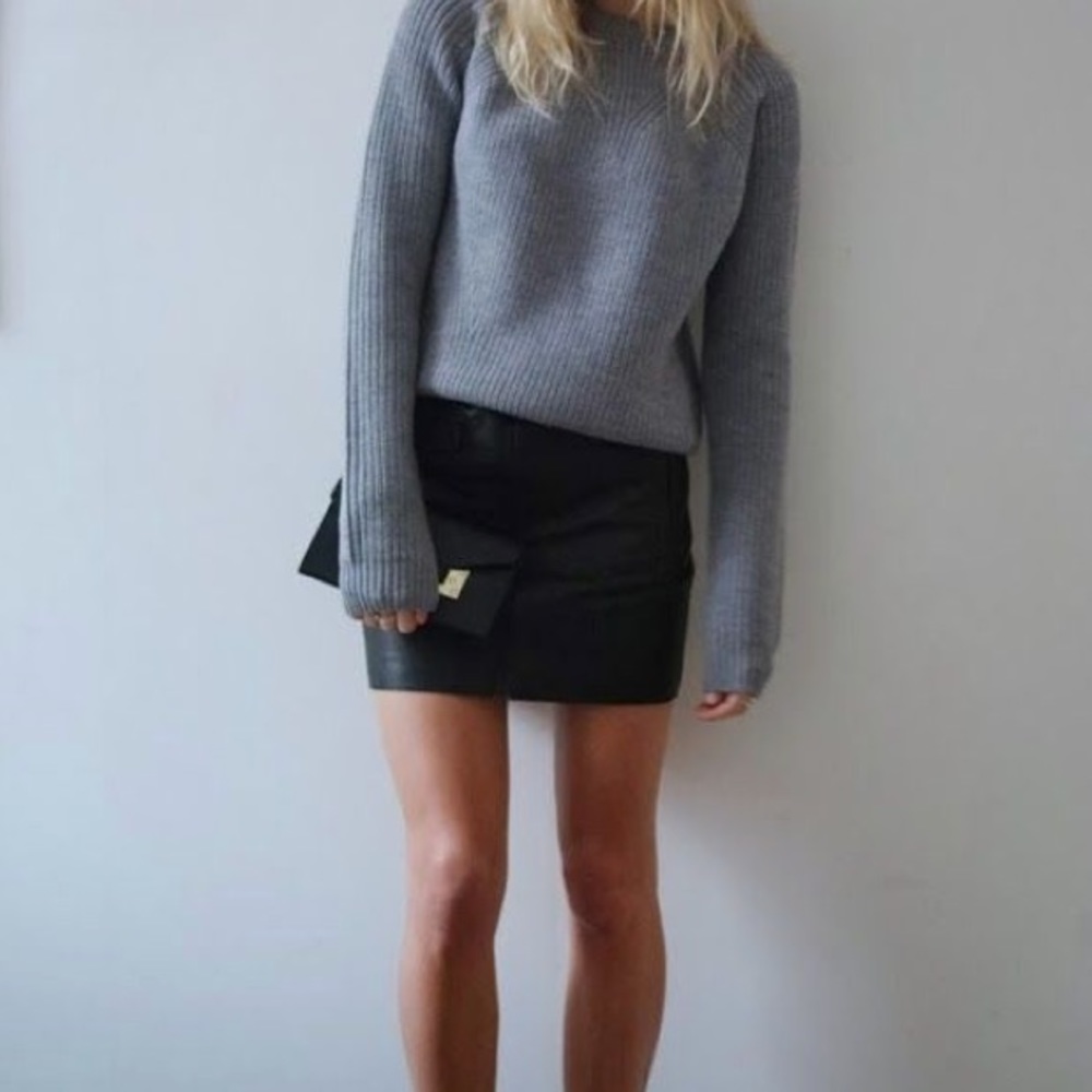 H&M Vegan Leather Skirt